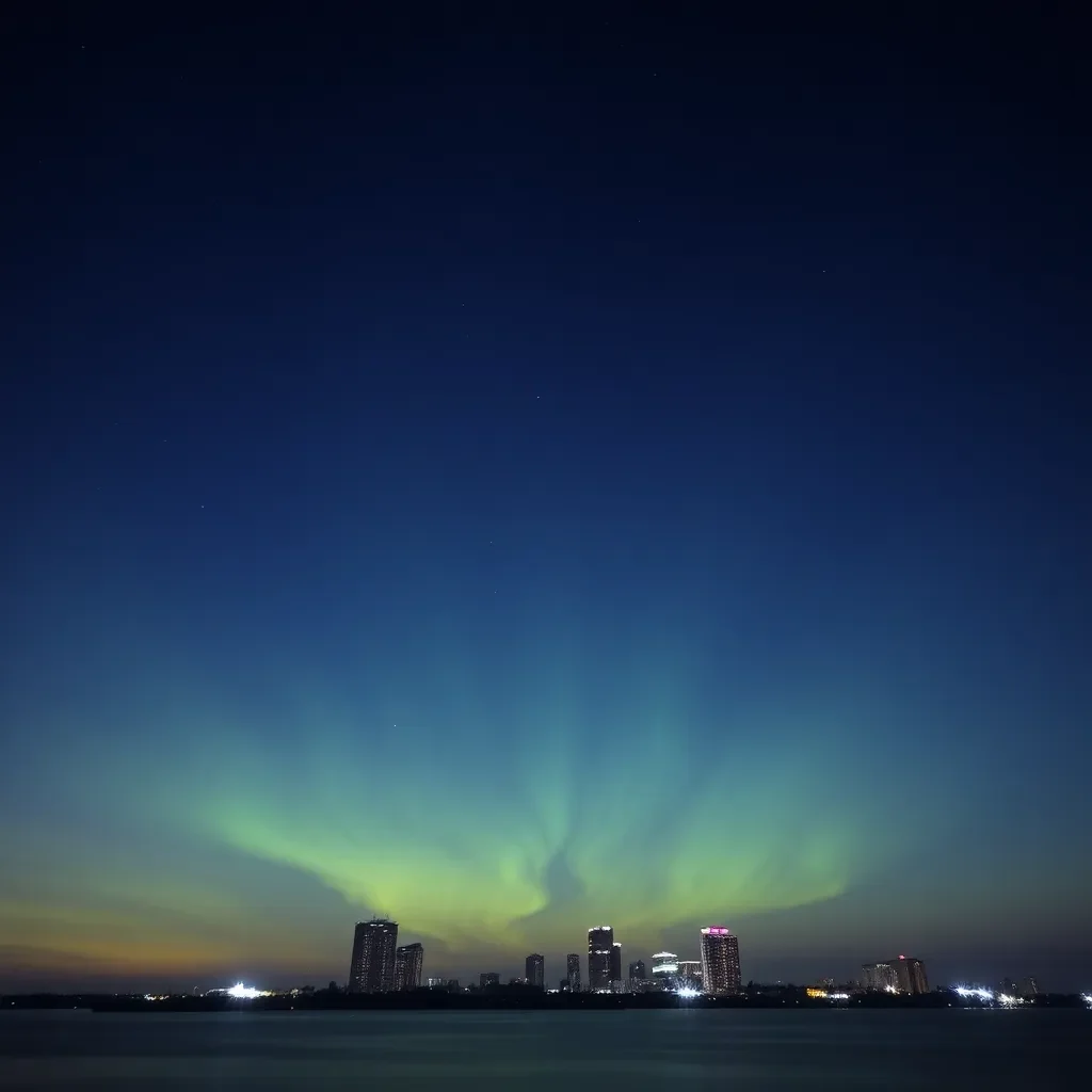 "Jacksonville Residents Amazed by Noctilucent Clouds Display"