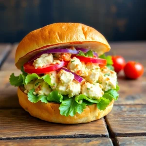 "Discover Jacksonville's Best Chicken Salad Sandwich at Bridges"