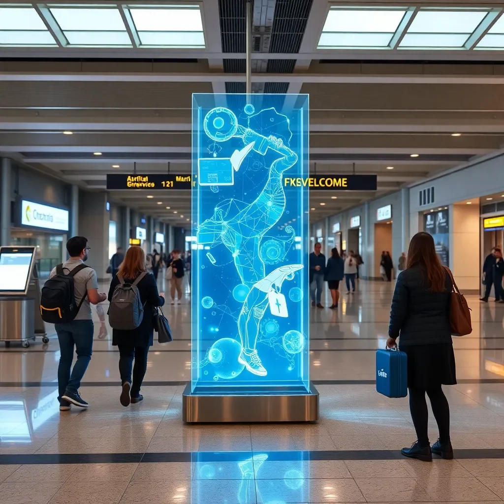 "Jacksonville Airport Hologram Welcomes Travelers This Holiday"