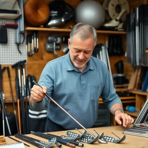 Crafting an innovative Avoda Golf club in a workshop