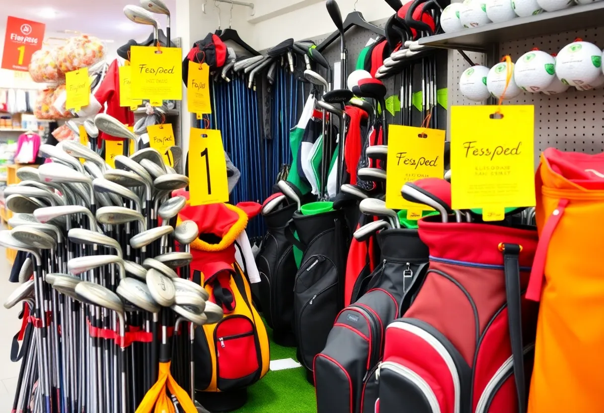 Variety of golf equipment for Cyber Monday discounts