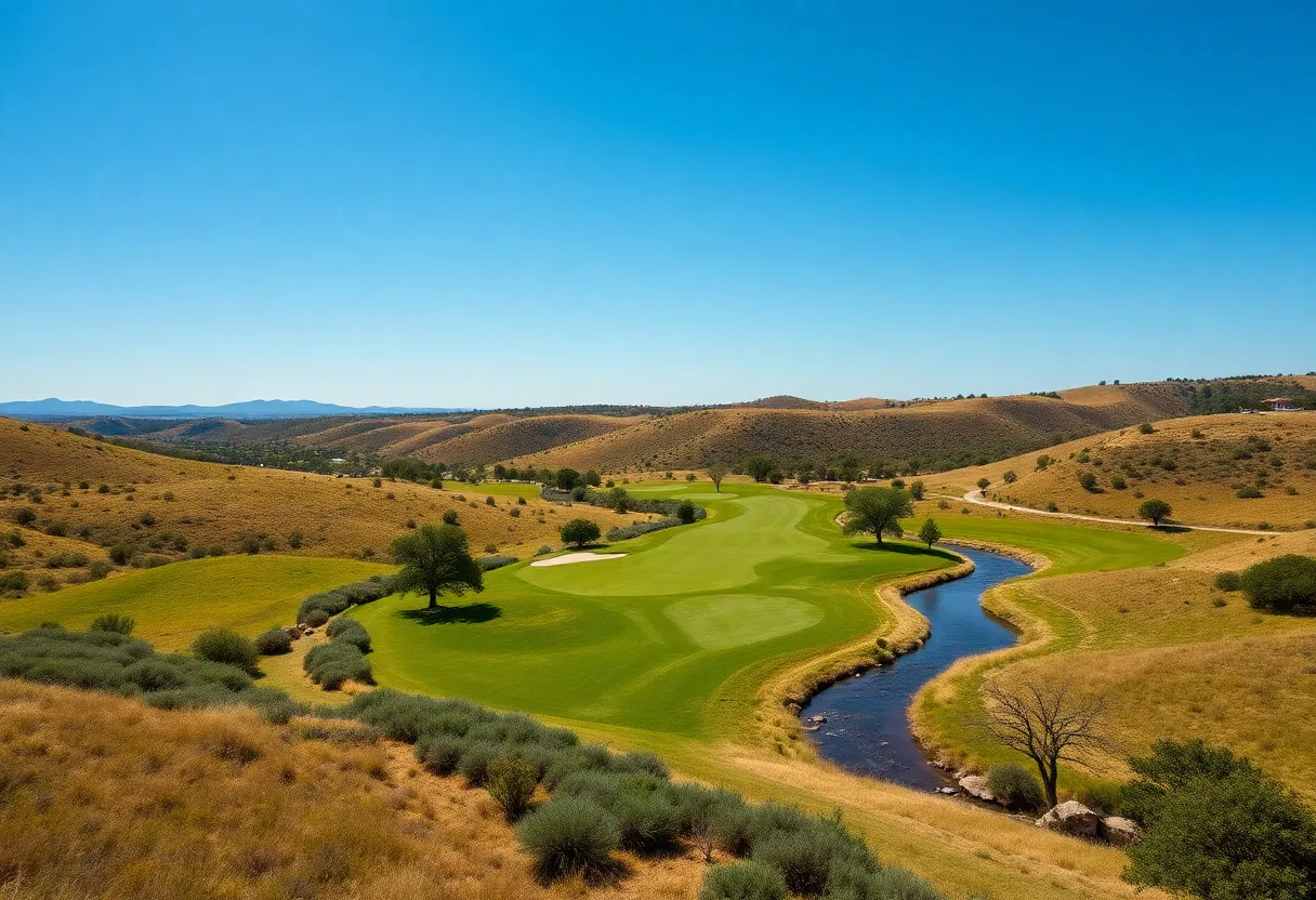 View of Fields Ranch East golf course at Omni PGA Frisco Resort