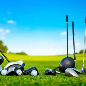 A selection of advanced golf clubs for the 2024 season