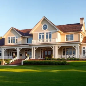 Renovated golf clubhouse with modern design