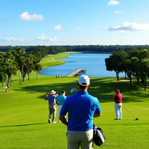 Golfers competing in the Grant Thornton Invitational