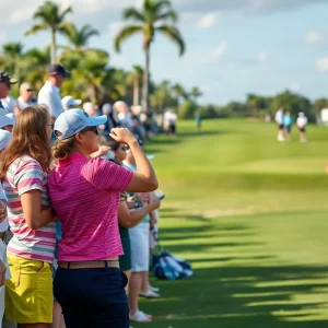 Golfers competing at the Grant Thornton Invitational in Naples