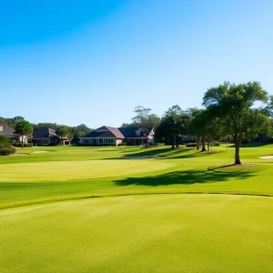 View of Julington Creek Golf Club with renovated greens