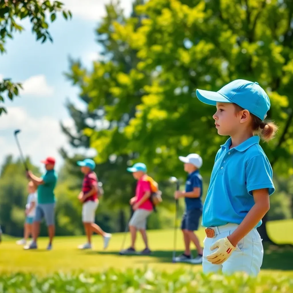 Junior golfers competing in a regional tournament on the First Coast.