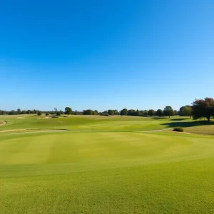 View of Kinloch Golf Club during Mid-Amateur Championship