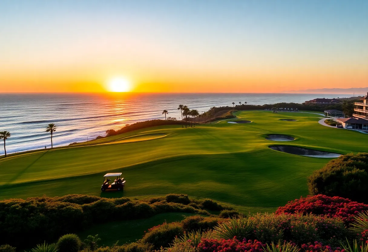 Renovated Mauna Kea Golf Course with lush green fairways and ocean views