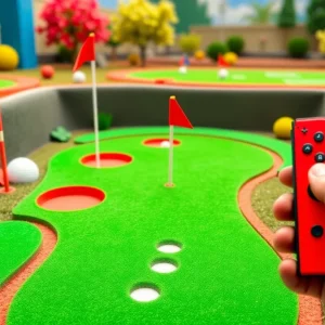 Players enjoying Mini Golf Simulator on Nintendo Switch