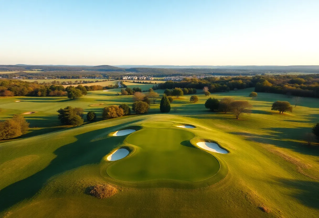 Beautiful golf course in Pennsylvania featuring green landscapes.