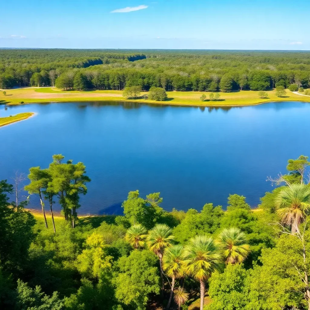 Beautiful sunset over Jonathan Dickinson State Park showcasing natural landscapes