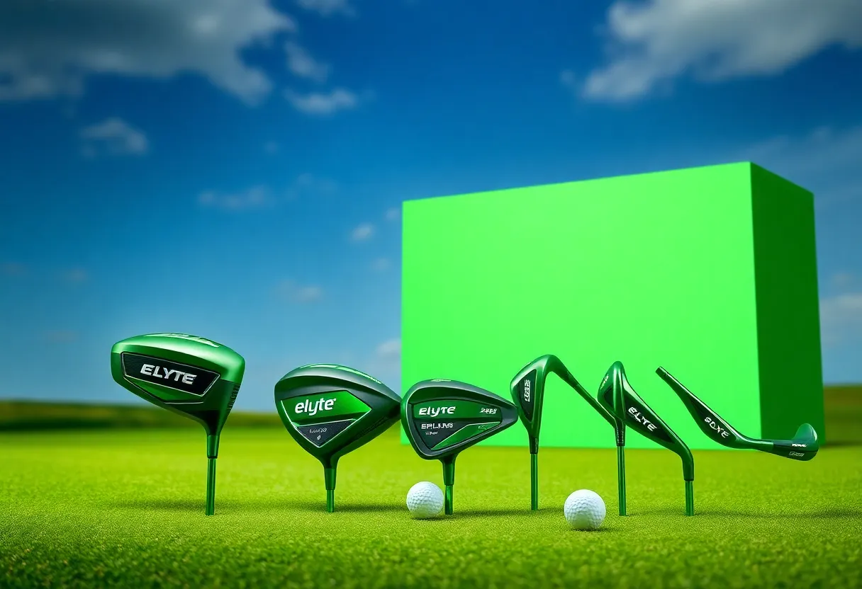 New Elyte Golf Clubs from Callaway on display