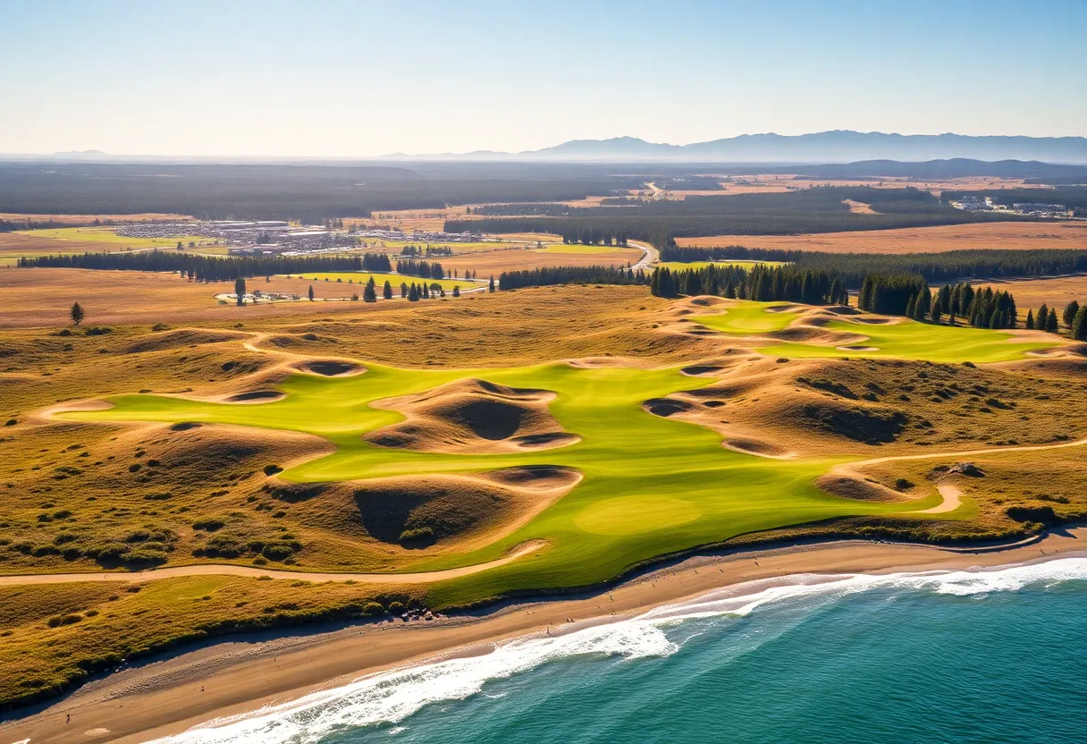 Scenic view of Bandon Dunes Golf Resort