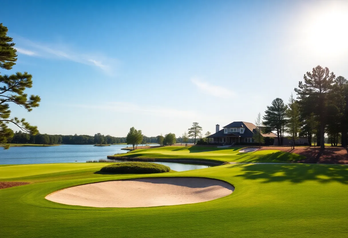 Renovation work at Crown Colony Golf Club