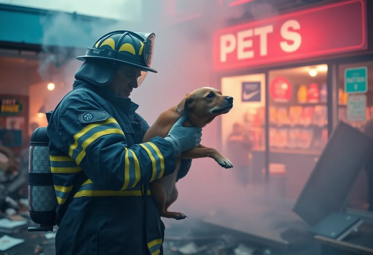 Rescue amidst the flames at Dallas Plaza Latina