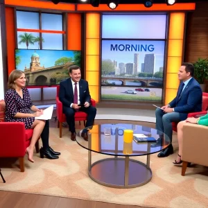 Eden Kendall co-hosting a morning show in Jacksonville