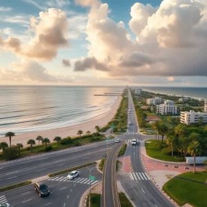 A representation of Florida's beaches and safety challenges.