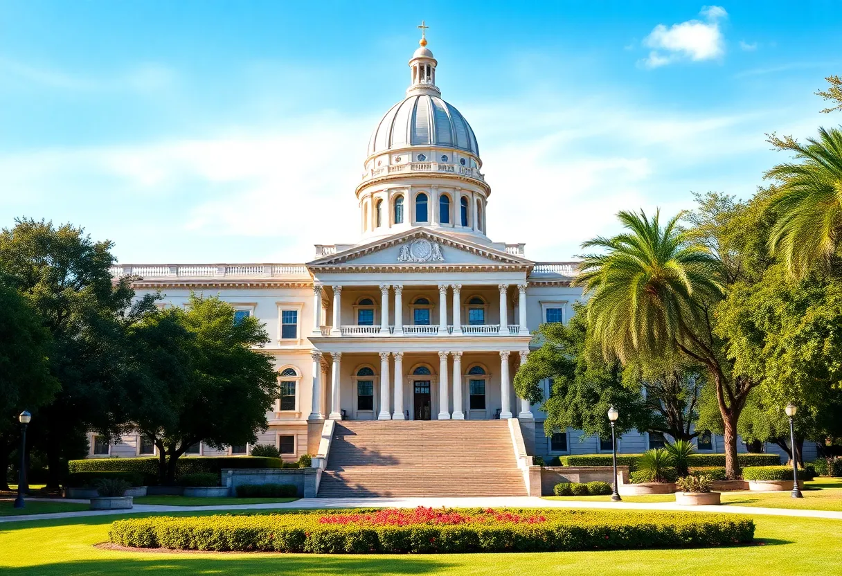 Image of the Florida State Capitol building in Tallahassee