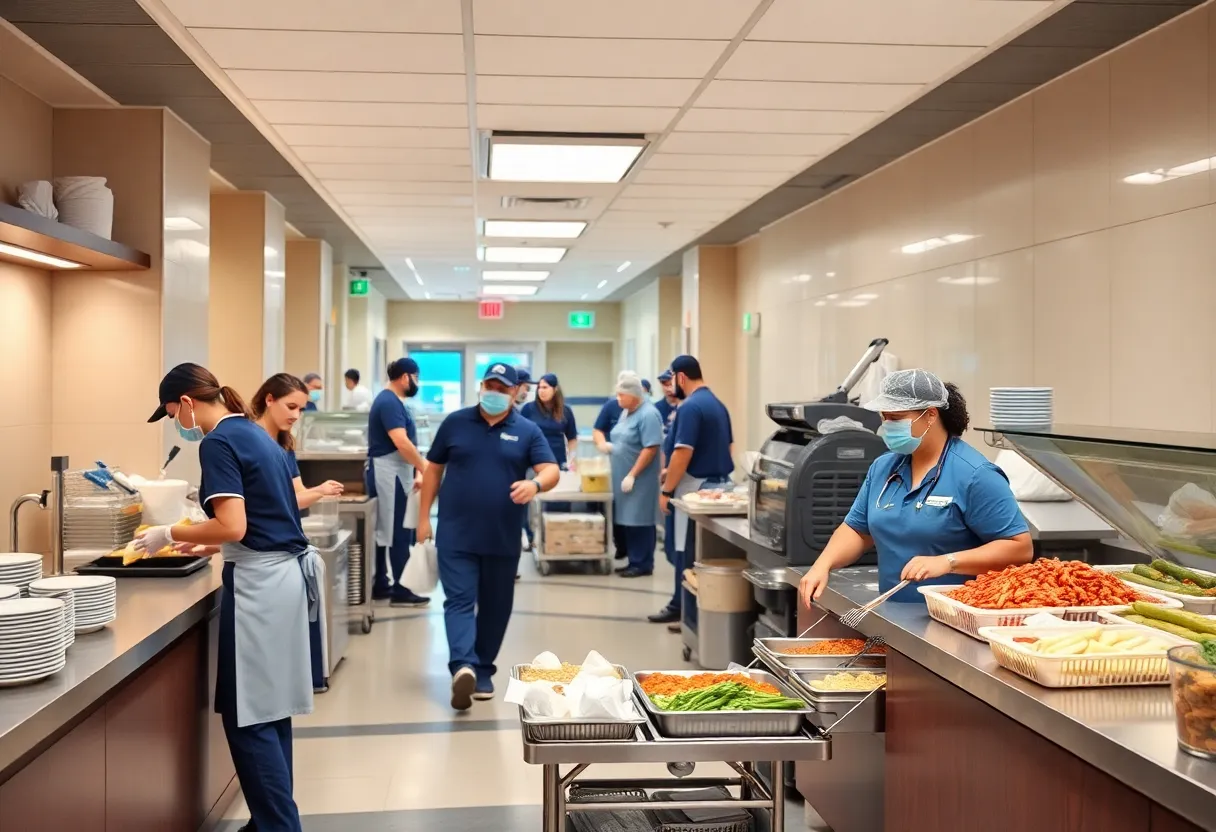 Food Service Workers in Hospital