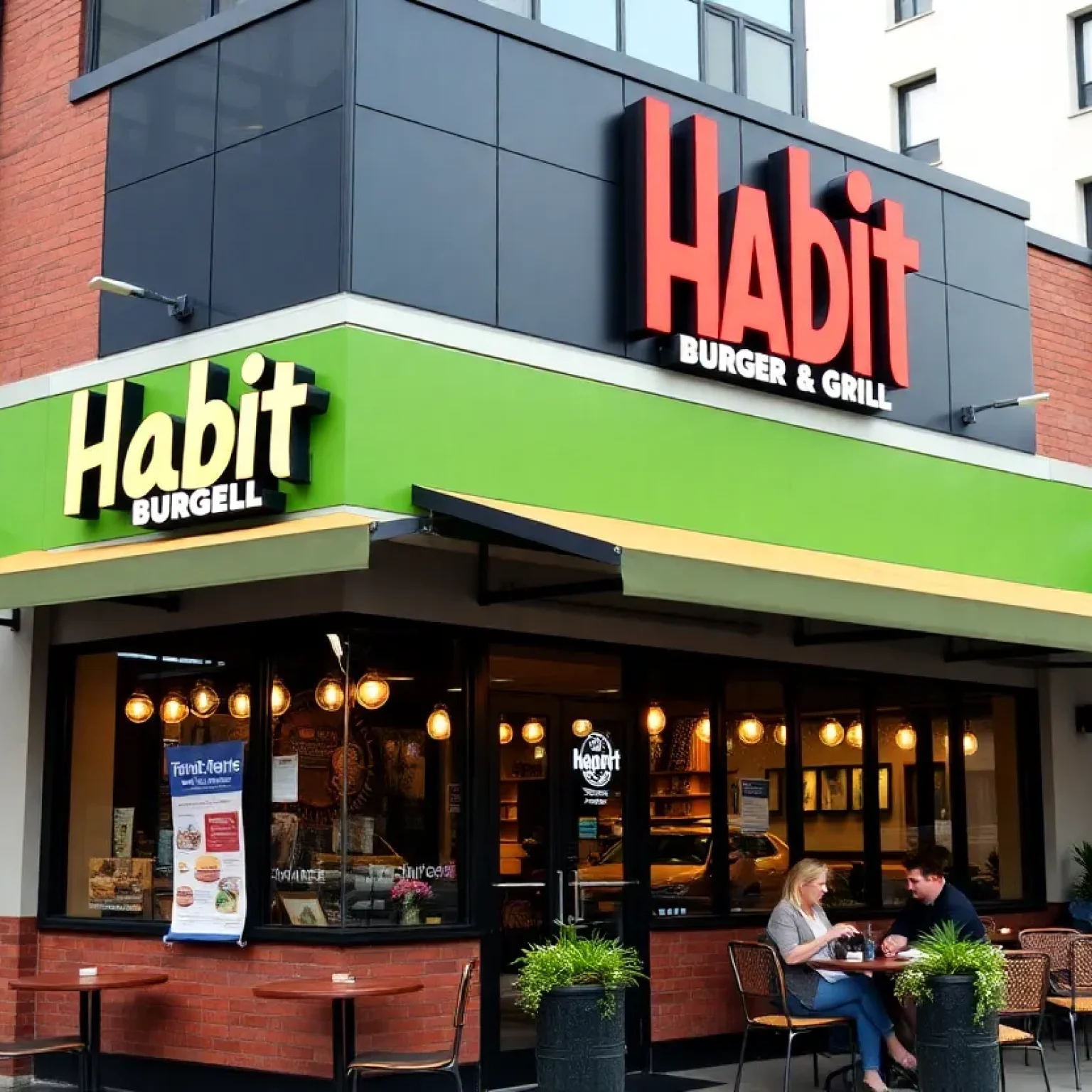 Exterior view of Habit Burger location in Jacksonville