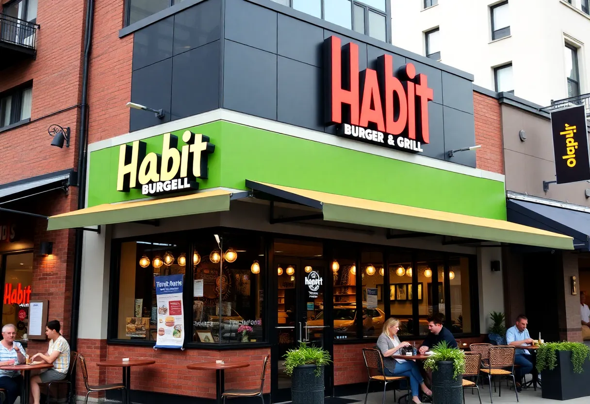 Exterior view of Habit Burger location in Jacksonville