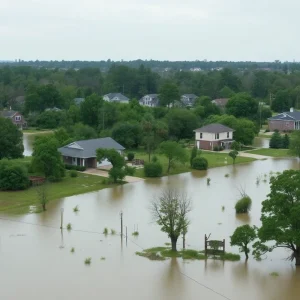 Flooded streets and damaged homes in North Carolina after Hurricane Helene