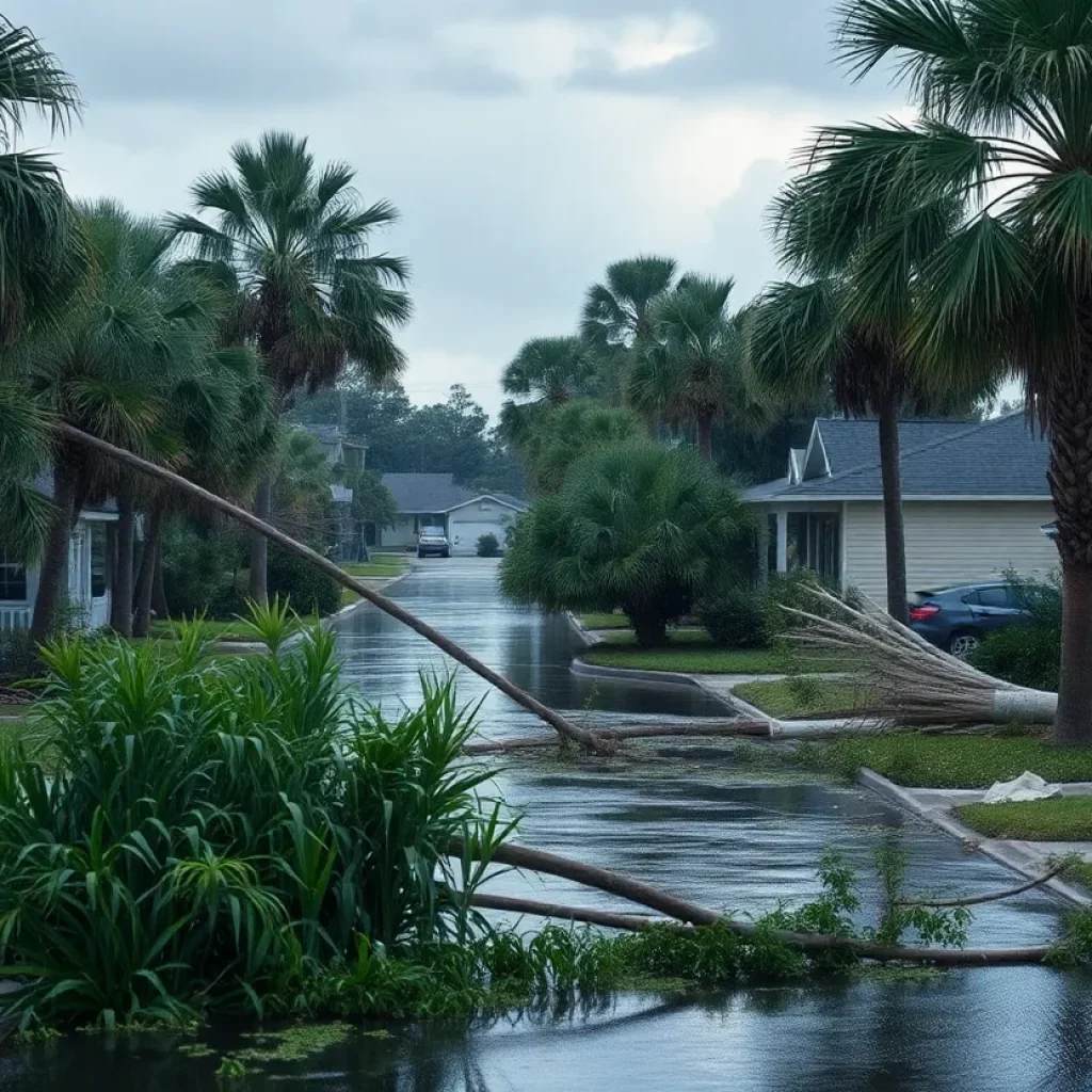 Destruction in Florida after Hurricane Milton