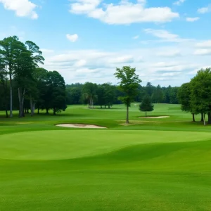 Illinois State men's golf team competing at Coldstream Country Club