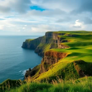 Scenic view of an Irish golf course