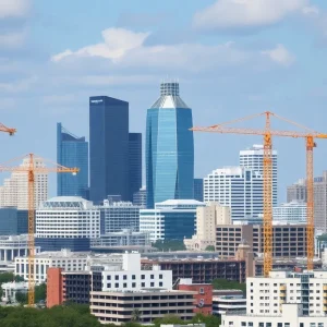 Jacksonville skyline showcasing economic development projects.