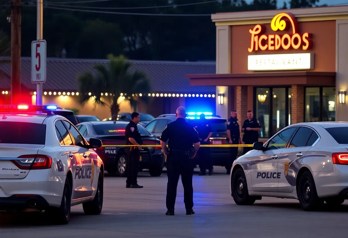 Police presence at a shooting incident in Jacksonville