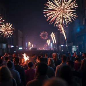 New Year's Celebration in New Orleans