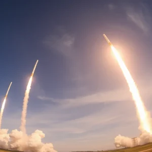 Multiple rockets launching from Florida's Space Coast