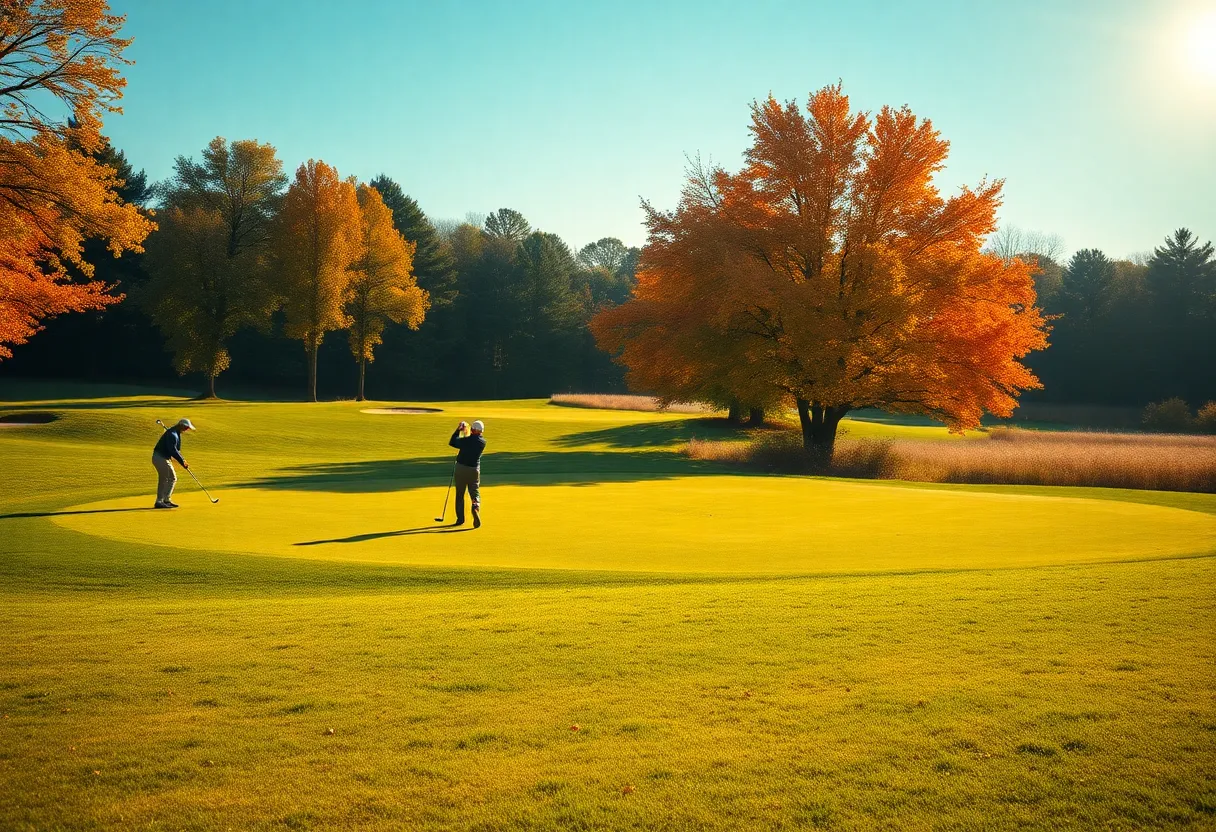 Scenic view of Black Mountain Golf Course in Thailand