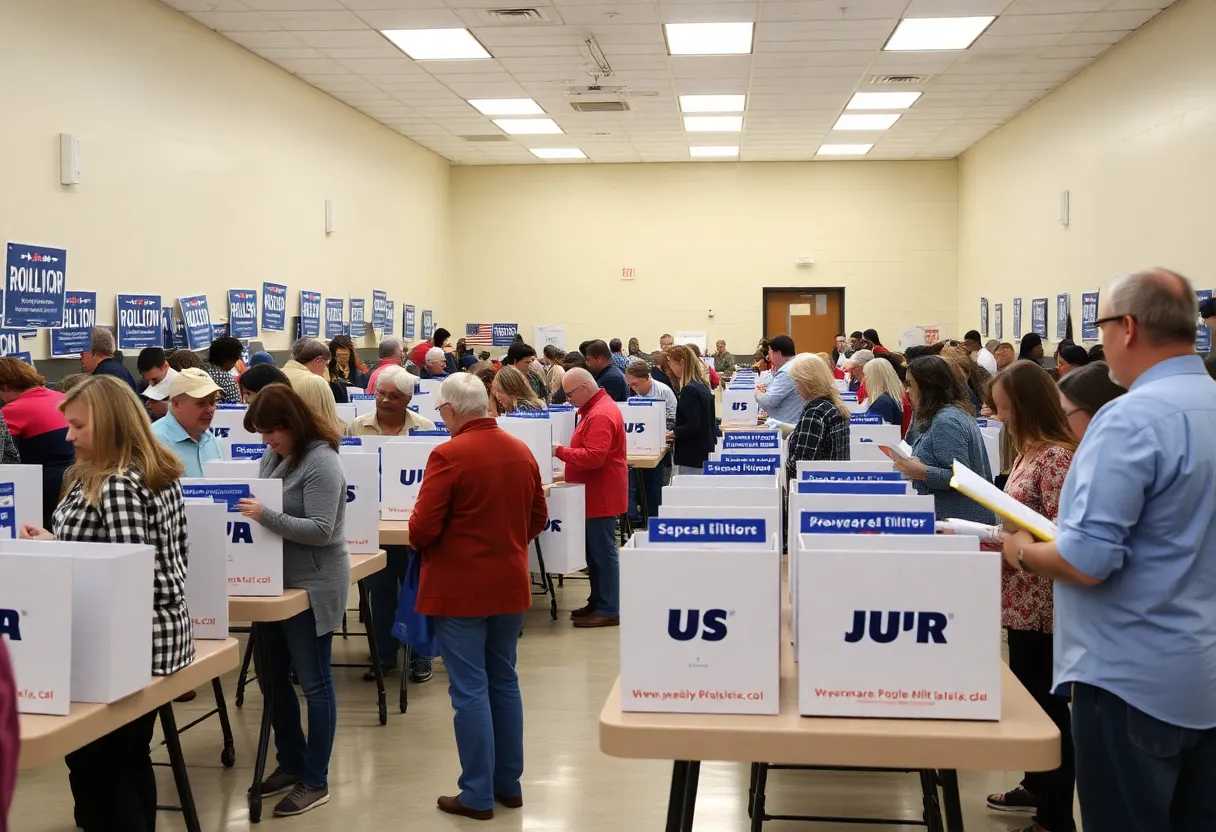 Virginia Special Elections Polling Station