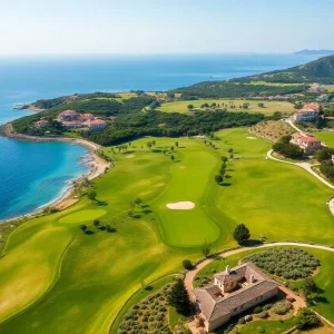 Costa Navarino Golf Resort showcasing beautiful golf courses