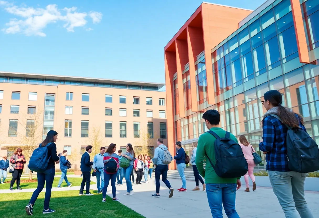 Students at Florida International University engaging in innovative learning activities.