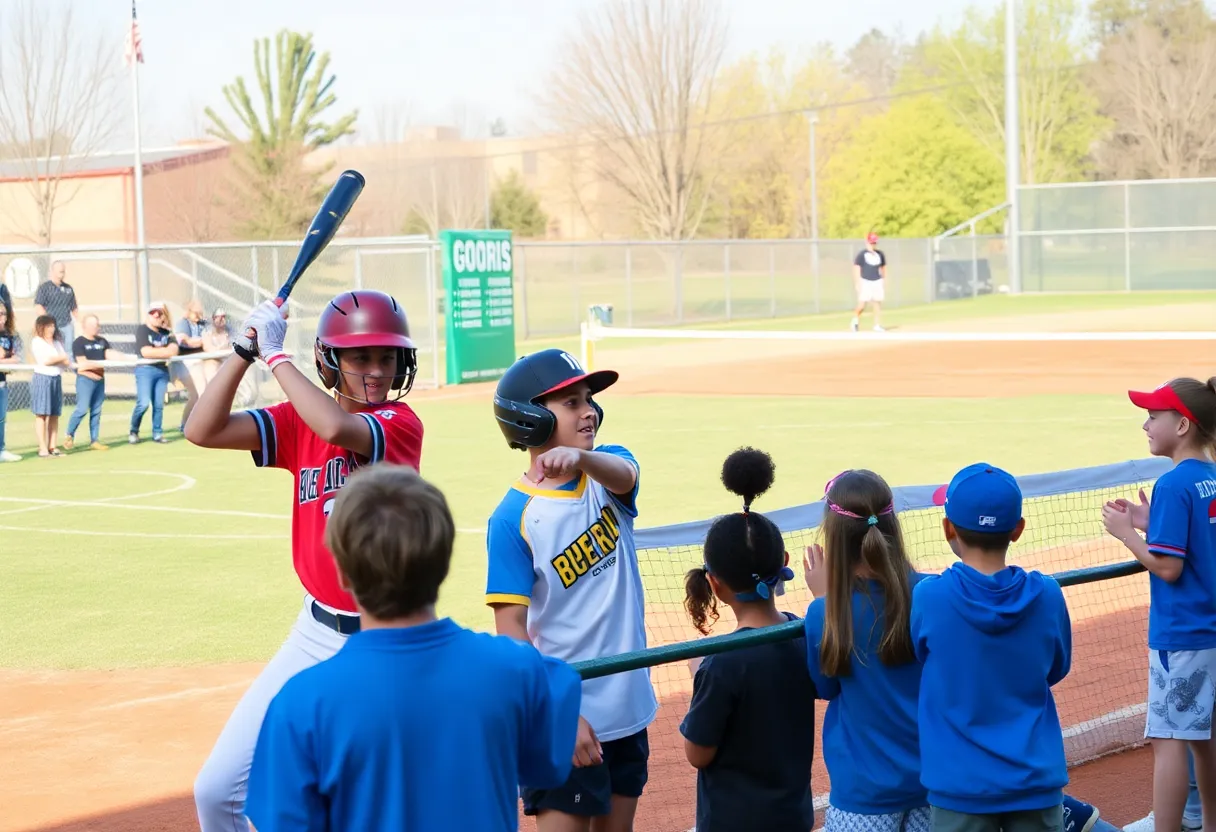 High school athletes participating in spring sports