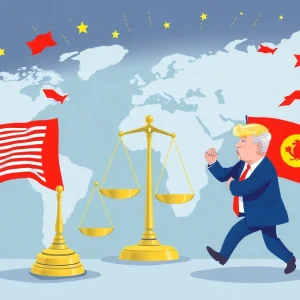 Global Trade Tensions Illustration