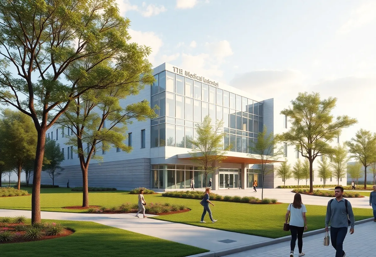 Rendering of the new Jacksonville medical school building