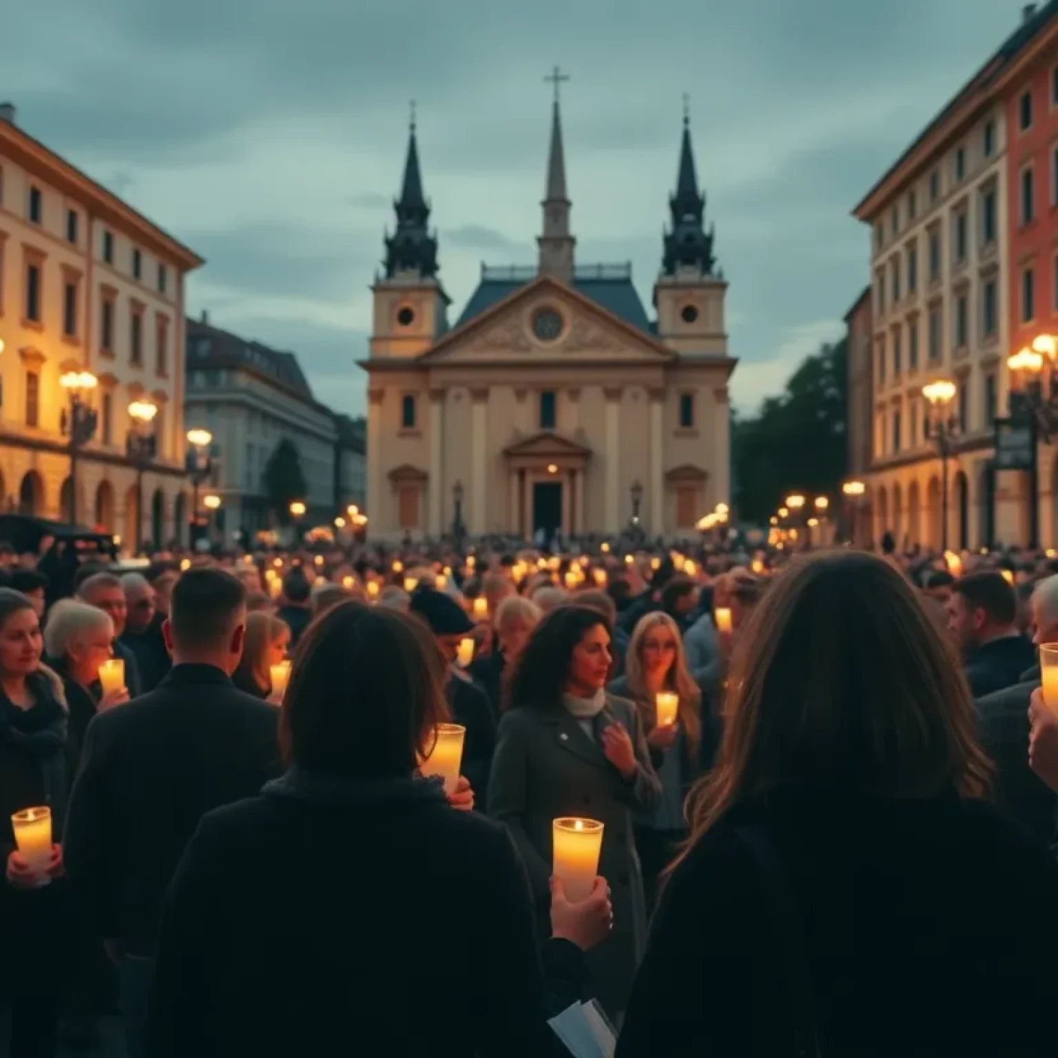 Mourning for Pope Francis in Buenos Aires