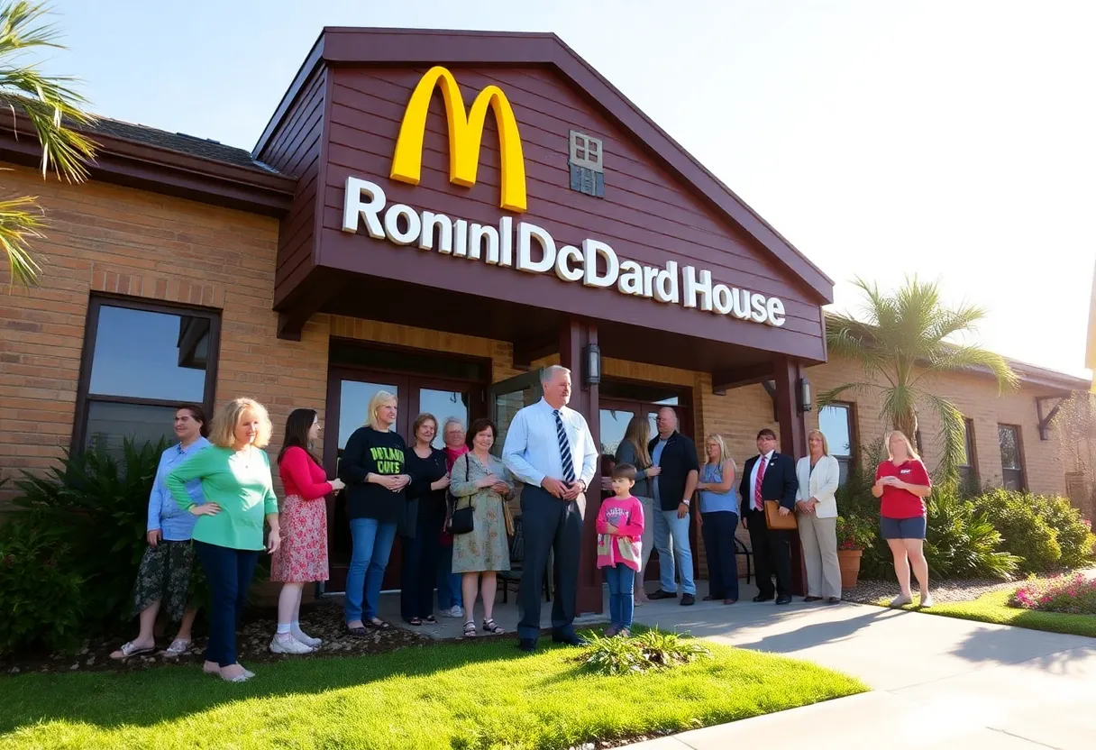 Exterior view of the Ronald McDonald House in Jacksonville