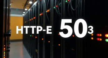 Understanding HTTP Error 503: Service Unavailable Explained