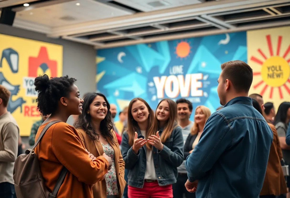 Students attending the Think Bold Conference in Jacksonville